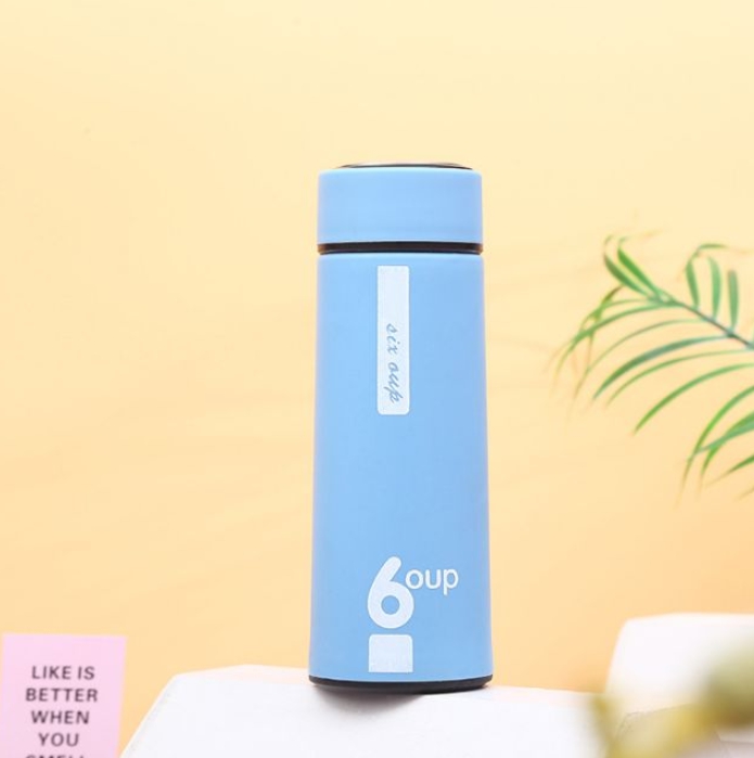 รับสกรีน แก้ว กระบอกน้ำอุณหภูมิเก็บน้ำร้อน-น้ำเย็น บรรจุ400ml