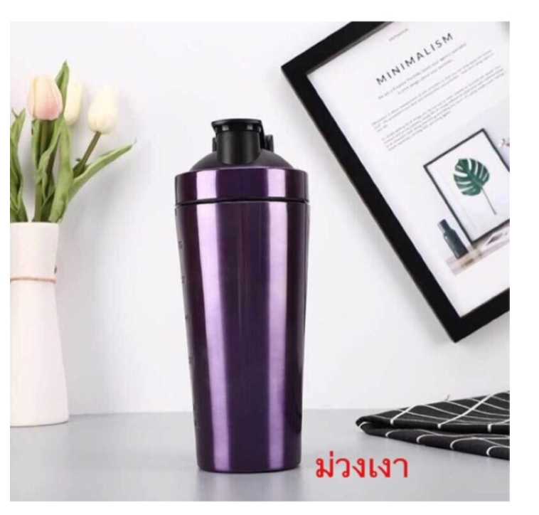 รับสกรีน แก้วเยติ เก็บความเย็นความร้อน รับสกรีนแก้ว ICE SHAKER แก้วเก็บความเย็น นาน 30 ชม. ระบบสูญญากาศ ขนาด 26 oz พร้อมลูกบอลเชคเครื่องดื่ม