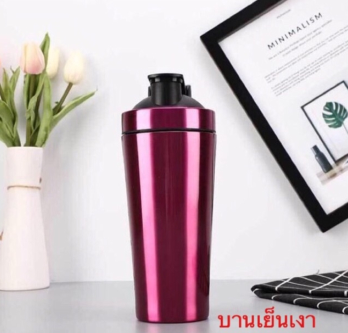รับสกรีน แก้วเยติ เก็บความเย็นความร้อน รับสกรีนแก้ว ICE SHAKER แก้วเก็บความเย็น นาน 30 ชม. ระบบสูญญากาศ ขนาด 26 oz พร้อมลูกบอลเชคเครื่องดื่ม